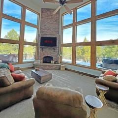 Modern Zion Mountain Escape with Hot Tub and Views