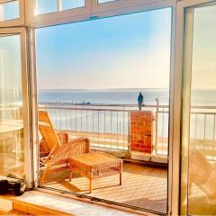 SUNSET LOFT Rerik Meerblick Maisonettewohnung mit großem Balkon