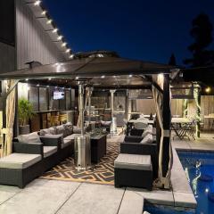 Elk Grove Finest with gorgeous backyard, pool and bar area with a game room