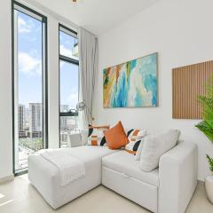 Chic 1BR Apartment I Balcony & Views I JVC Dubai