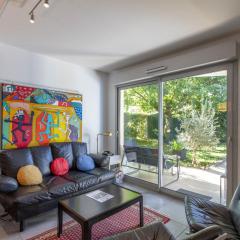 Les Galets - Duplex avec jardin - 2 chambres et bureau