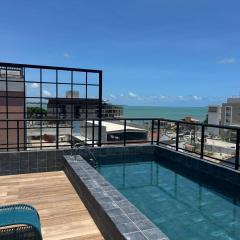 Flat em João Pessoa 180m da Praia do Bessa - Caribessa