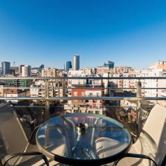 Skyline Sunset & City View - Modern 1BR Central Tirana