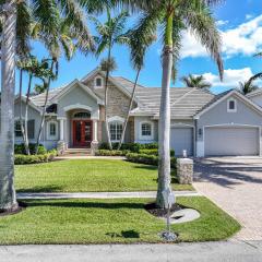 Waterfront home with pool, spa and boating access