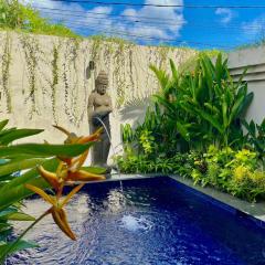 quiet villa with private pool in canggu