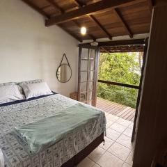 Chalé vista para o mar - refúgio na natureza