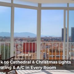 4BR Málaga Balcony Flat Christmas and New Year Near Cathedral