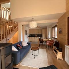 Duplex neuf 78m², 2 chambres, poêle, WIFI, parking, pour 5 pers. - Arâches-la-Frasse - FR-1-836-57