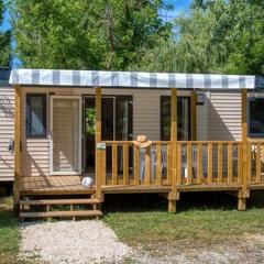 Mobil home confortable avec terrasse à Groléjac - API-1-52-1067