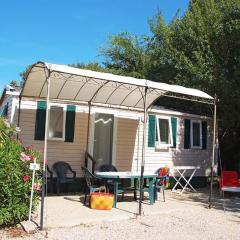 Mobil-home 23m² pour 4 avec terrasse sur pilotis - API-1-52-1080