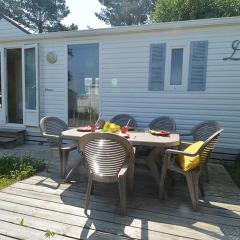 Mobil home avec terrasse pour 4 personnes à Saint-Lunaire - API-1-52-1190