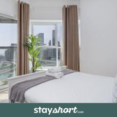 StayShort - Spacious & Serene 2 Bedroom in Dubai Marina for 4