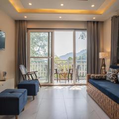 The White Umbrella - Kaphal, with Himalayan view