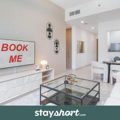 StayShort - Trendy 1-Bedroom Apartment for 4 in Business Bay