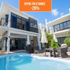 Villa Alizée - Boutique Hôtel Expérience - Idéal Couples & Pros - Piscine - Restaurant - Rooftop bar - Parking privé - 10min Port-Louis - Ambiance Tropical chic & authentique