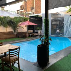 Stylish Studio with Pool & Huge TV