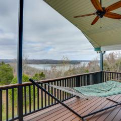 Spacious Norfork Lake Home Game Room and Views!
