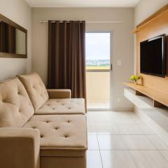 Apartamento 3 min Madrecor, 7 min Parque Sabia C Ar condicionado