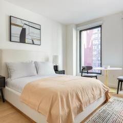 Blueground Chelsea rooftop pool nr The Vessel NYC-2141