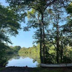 The Lakefront Getaway + Canoe + close to state Beaches