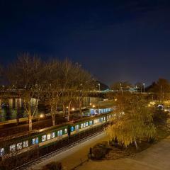 Panorama Danube View 3BR Balcony Garage AC