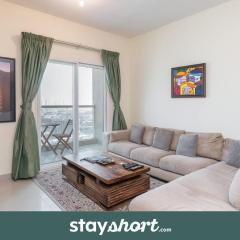 StayShort - Charming, Sun-Filled 1-Bedroom in Red Residence, Dubai Sports City