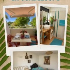 studio ti kaz an nou - vue mer - accès piscine