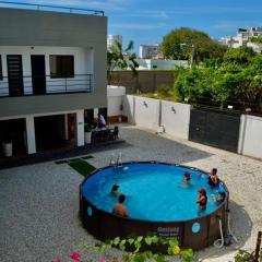 Villa vacacional piscina en playa dormida