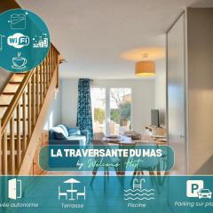 La Traversante du Mas, 6 pers piscine à Calvisson