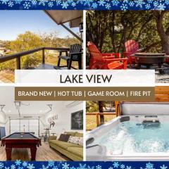 Lake View Getaway Hot Tub Firepit & Game Room