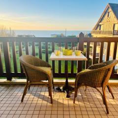 Chez Maryse 2 pièces vue mer parking privé