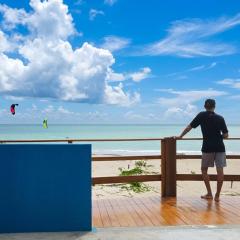 Galinhos Kite House - Casa à beira-mar para Kite, família e relaxamento