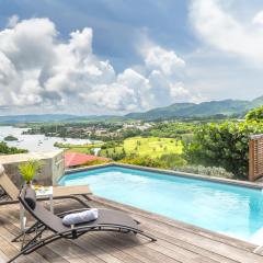 Villa Vue Mer, piscine, proche de la plage et Golf Trois Ilets