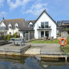 Broadwater on the river in Wroxham