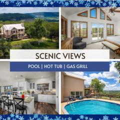 Family Pool Cozy Fireplace Hot Tub & Stunning Views