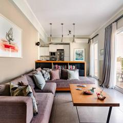 AthenSunapartment top floor 5min metro