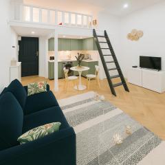 Studio élégant 4 couchages Front de Mer clim Parking privatif Wifi