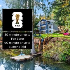 Woodland Escape on Mission Lake-Worldcup Fan Zone 30 min drive