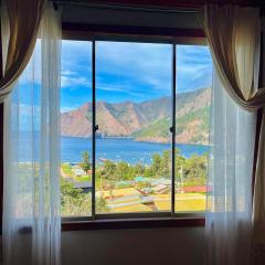 Cabaña con vista al mar y chimenea Robinson Crusoe