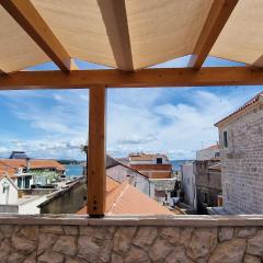 Downtown stone house