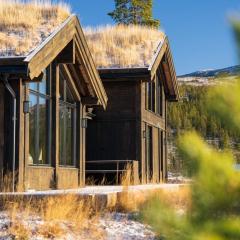 Ny og moderne hytte med sauna, jacuzzi og eget spillrom med biljard og dart Gratis elbillading og strøm inkludert i prisen