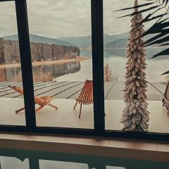 Moon Lake Bicaz - Aurora Sky