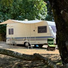 Luxe caravan met rust, ruimte en uitzicht