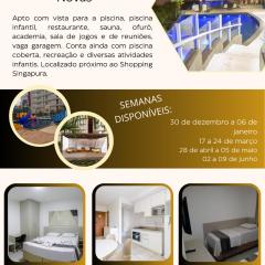 Evian Thermas Residence Caldas Novas 5adultos 2 crianças