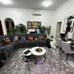 Luxury 2-bedroom apartment with barbecue area