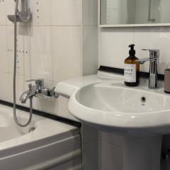 Flame towers view apartment