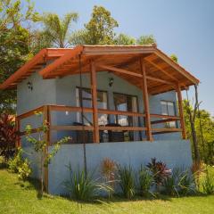 Chalé com vista para montanhas, hidro e piscina em Socorro - Refúgio Campestre