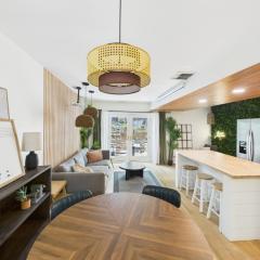 2BR Patio w Fire Pit, Free Parking 5 Gbps