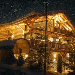 Chalet Aguila - Jacuzzi et sauna panoramique - vue spectaculaire