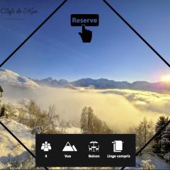 Studio calme avec panorama exceptionnel